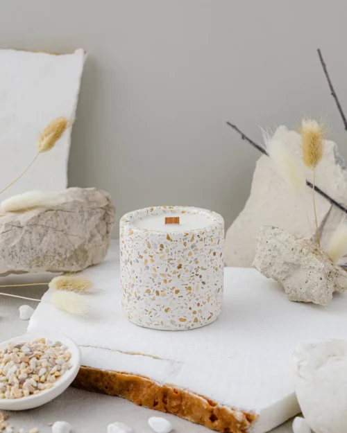 Terrazzo soy candle