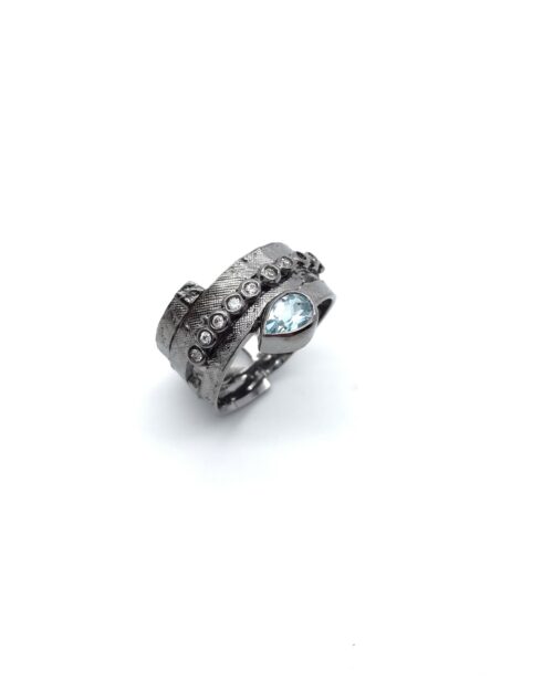 Aqua marine ring