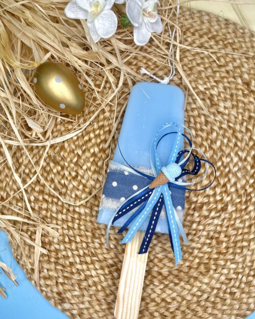 Λαμπάδα παγωτό σιέλ