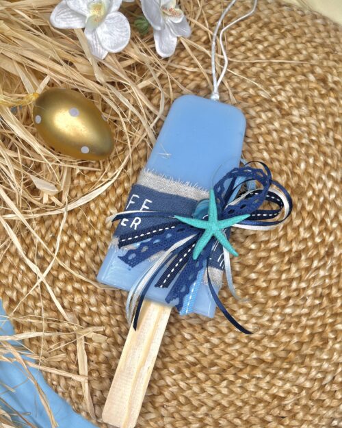 Λαμπάδα παγωτό σιέλ