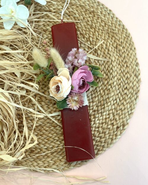 Λαμπάδα με λουλούδια II