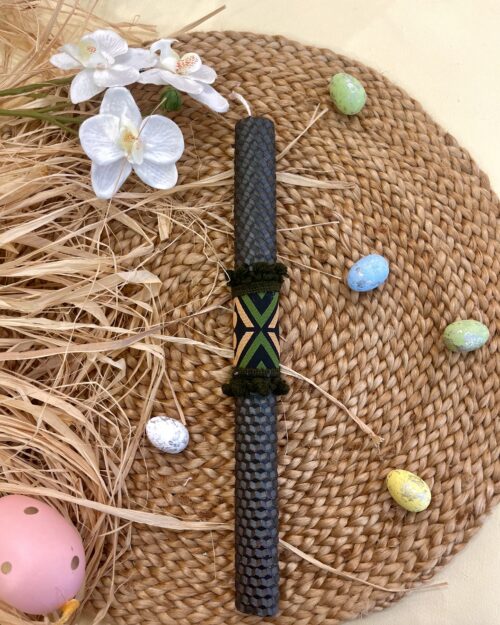 Λαμπάδα κηρήθρα γκρι