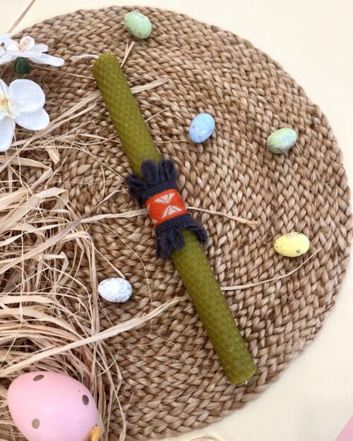 Λαμπάδα κηρήθρα λαδί