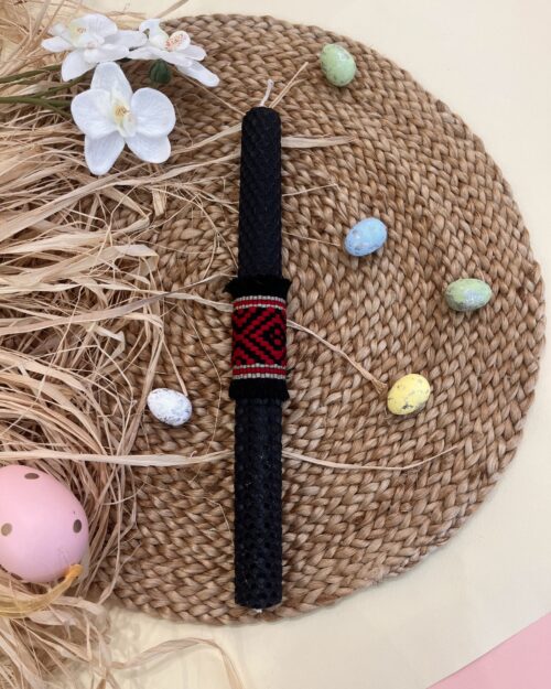 Λαμπάδα κηρήθρα μαύρη