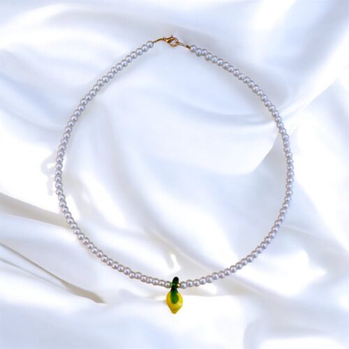 Κολιέ Pearl Limoncello