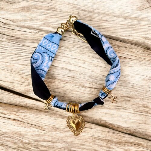 Κολιέ Bandana Blue
