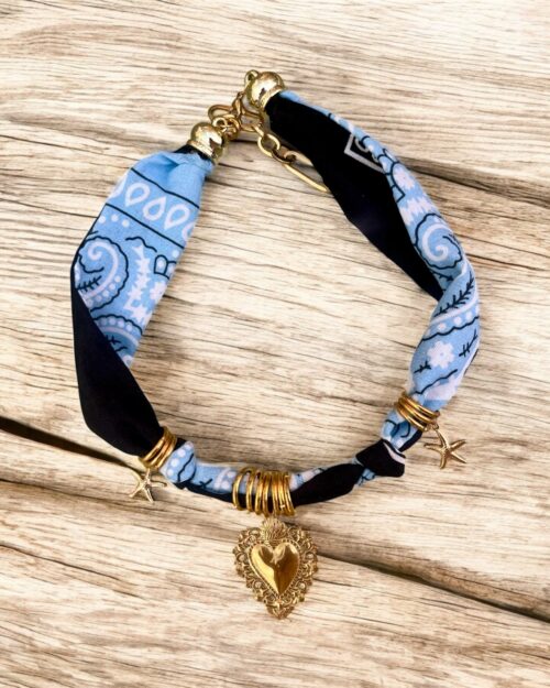Κολιέ Bandana Blue