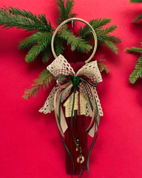 Γούρι μεταλλικό σπιτάκι