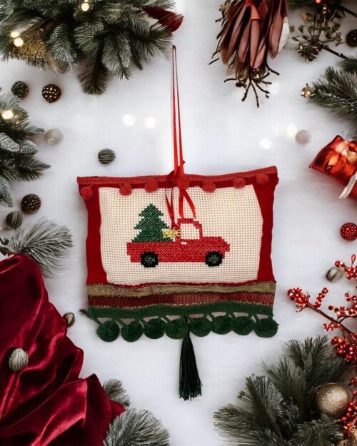 Γούρι χριστουγεννιάτικο αυτοκινητάκι