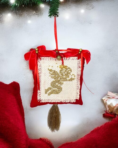 Γούρι κεντημένο αγγελάκι