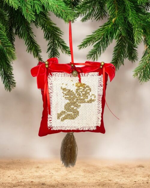 Γούρι κεντημένο αγγελάκι