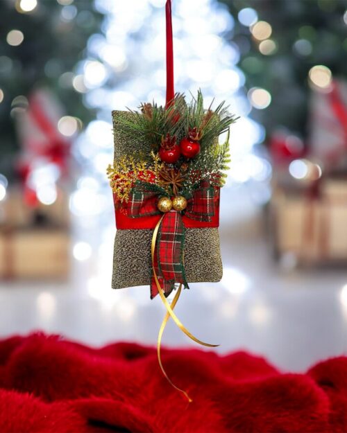 Γούρι με χριστουγεννιάτικα γκι