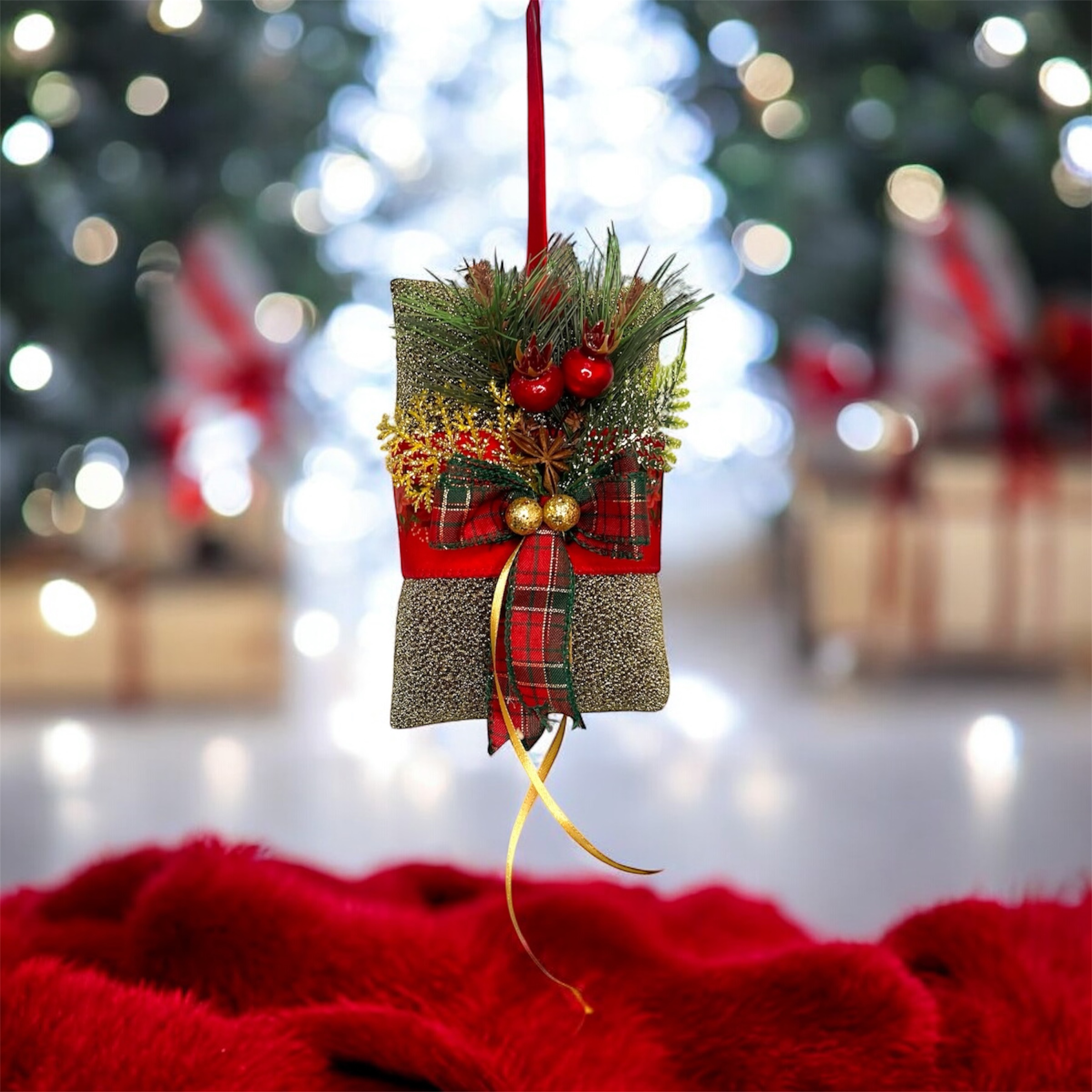 Γούρι με χριστουγεννιάτικα γκι - Image 2