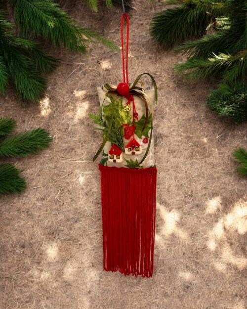 Γούρι χριστουγεννιάτικο μαξιλαράκι