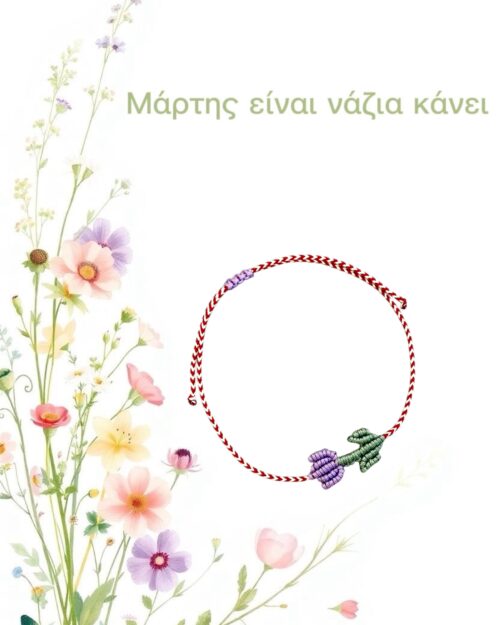 Μάρτης macrame τουλίπα