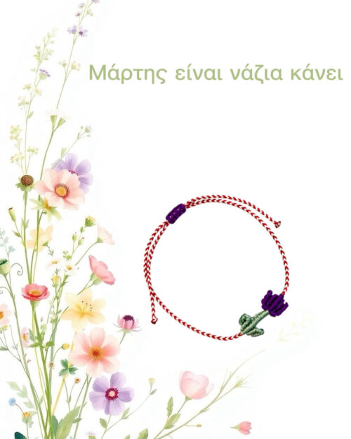 Μάρτης macrame τουλίπα