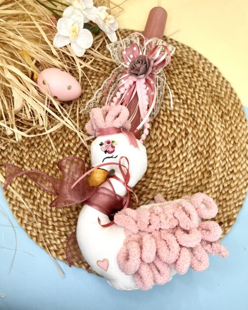 Λαμπάδα με κύκνο