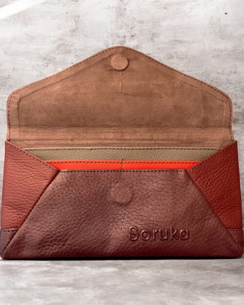 SORUKA δερμάτινο πορτοφόλι Daisy